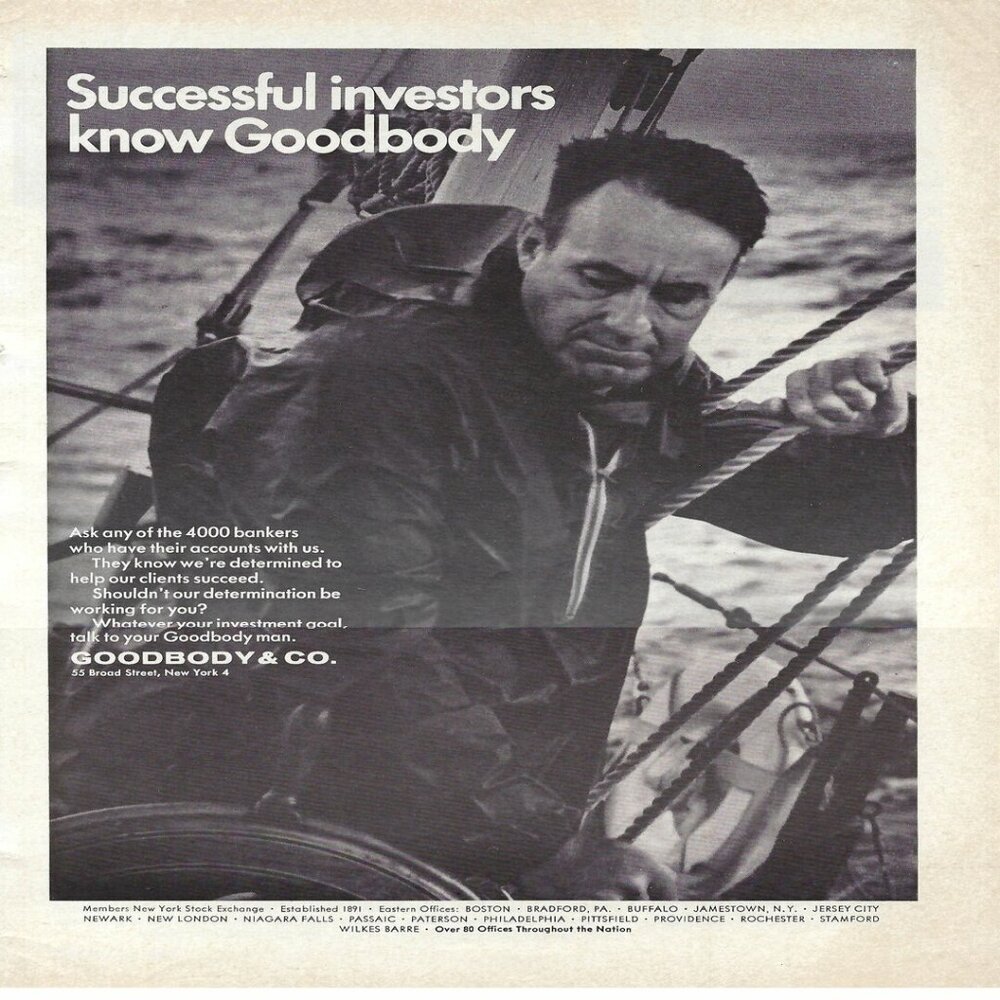 1967 Goodbody & Co Successful Investors Know Vintage Magazine Print Ad/Poster